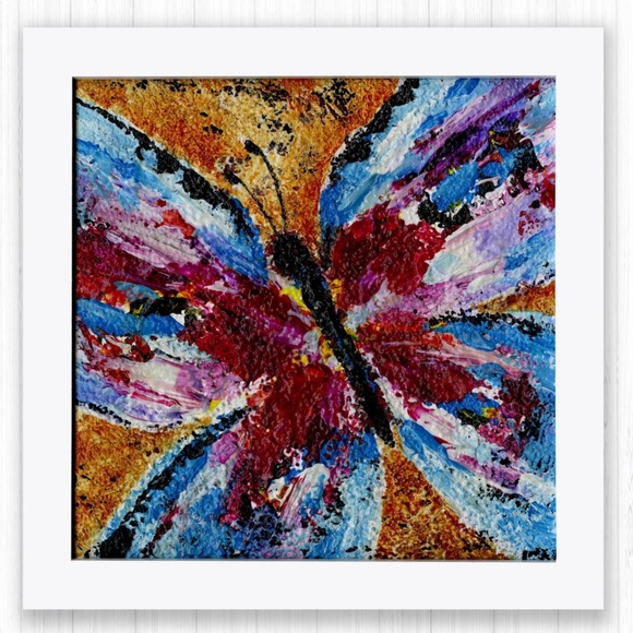 Framed Butterfly Painting by Kathy Morton Stanion - Butterfly Delight 30
